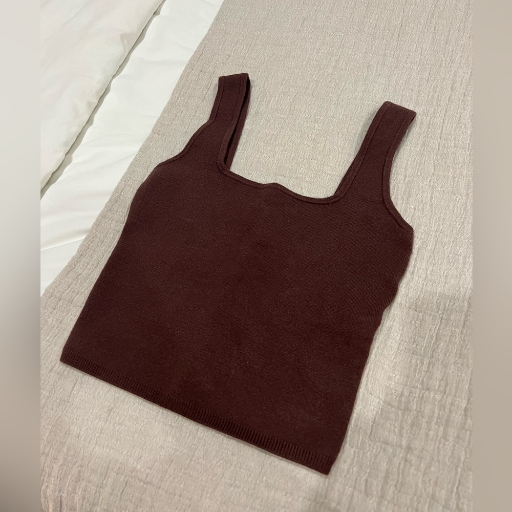 Abercrombie luxe soft knit tank